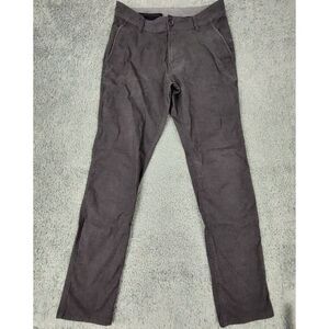 Prana Pants Men's 30x32 Dark Gray Straight Fit Stretch Casual Golf Outdoor‎